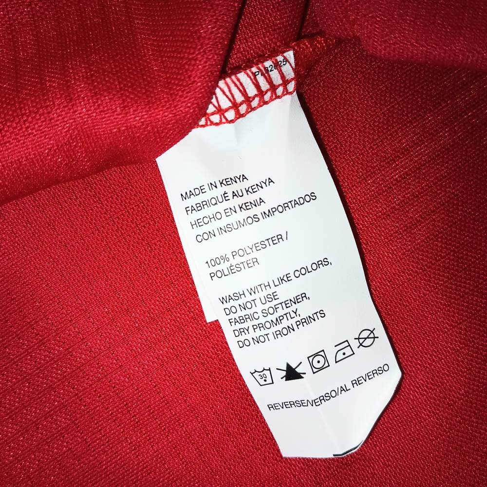 Men's Izod Golf Red Polo Shirt L - Picture 8 of 10